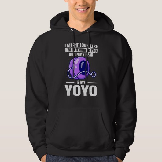 Yo in mijn hoofd is jij... hoodie (Voorkant)