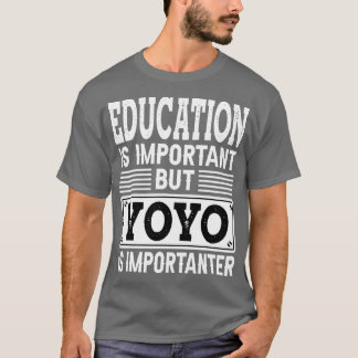 "Yo" is belangrijk grappig Kinder Speelgoed T-shirt