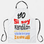 Yo is Soy Mandilon Quote Schort (Voorkant)