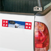 YO Kom terug Trump 2024 | Whitehouse ULTRA MAGA Bumpersticker (Op Truck)