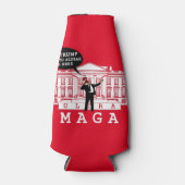 YO Kom terug Trump 2024 | Whitehouse ULTRA MAGA Flesjeskoeler (Voorkant)