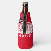 YO Kom terug Trump 2024 | Whitehouse ULTRA MAGA Flesjeskoeler (Fles Achterkant)