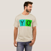 YO-kwadraten T-shirt (Voorkant volledig)