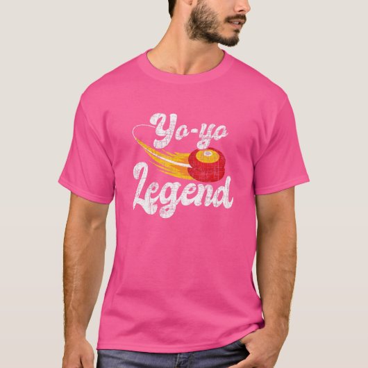 "Yo Legend Yoyo Master Tricks Competition Pasti" T-shirt (Voorkant)