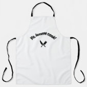 Yo, Lemme Cook Funny Apron for Men and Women Schort (Voorkant)