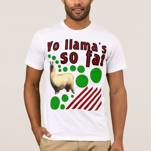 Yo Llama is zo vaag! T-shirt (Voorkant)