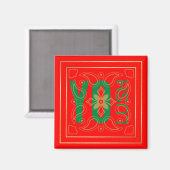 YO LUSH logo fan Magneet (Voorkant / Achterkant)
