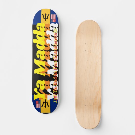 YO MADDA JMT BARB 7 3/4" Skateboard Deck (Voorkant)