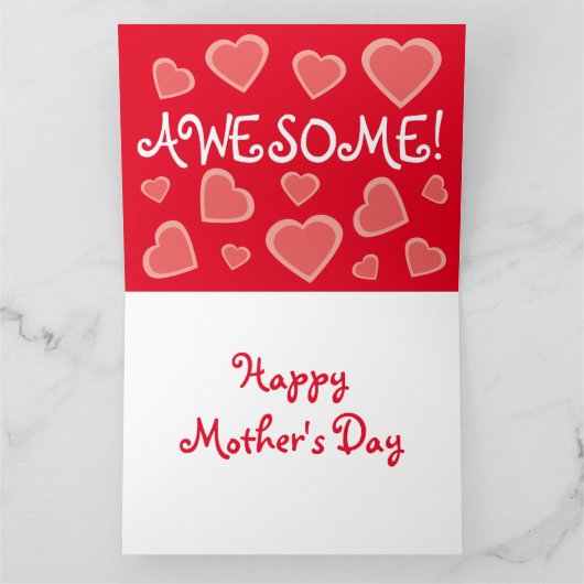 Yo Mama is zo Geweldige Funny Moederdag Kaart (Binnen)