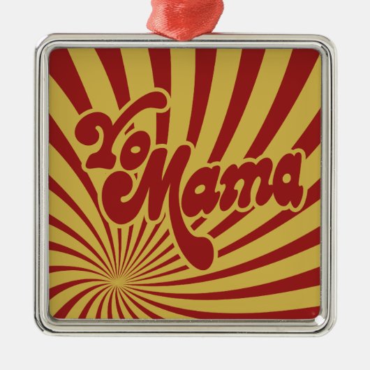 Yo Mama Metalen Ornament (Voorkant)