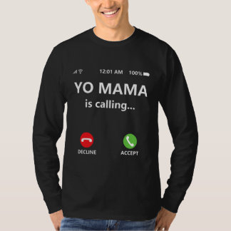 Yo Mama noemt Shirt Funny Mam Shirten voor pa