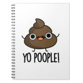 Yo Mensen Grappige Poep Punt Notitieboek (Voorkant)