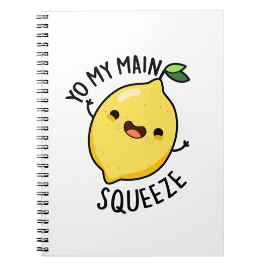 Yo Mijn Hoofdrol Lemon Foute Grap  Notitieboek (Voorkant)
