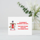 Yo Momma # 01 Briefkaart (Staand voorkant)