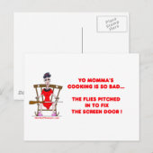 Yo Momma # 01 Briefkaart (Voorkant / Achterkant)