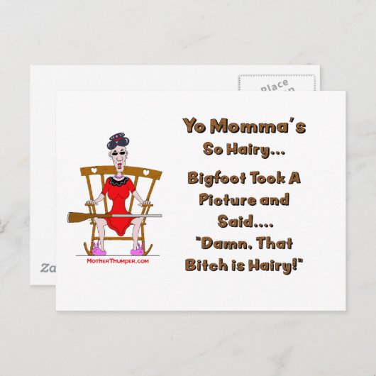 Yo Momma # 06 Briefkaart (Voorkant / Achterkant)