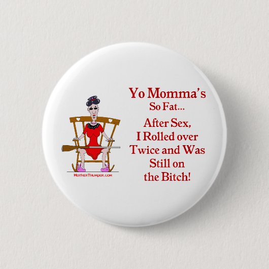 Yo Momma #07 Ronde Button 5,7 Cm (Voorkant)