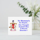 Yo Momma 10 Briefkaart (Staand voorkant)