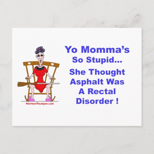Yo Momma 10 Briefkaart (Voorkant)