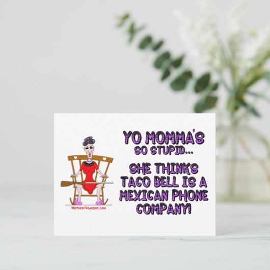 Yo Momma # 10 Briefkaart (Staand voorkant)