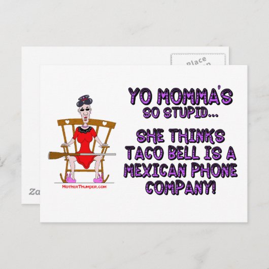 Yo Momma # 10 Briefkaart (Voorkant / Achterkant)