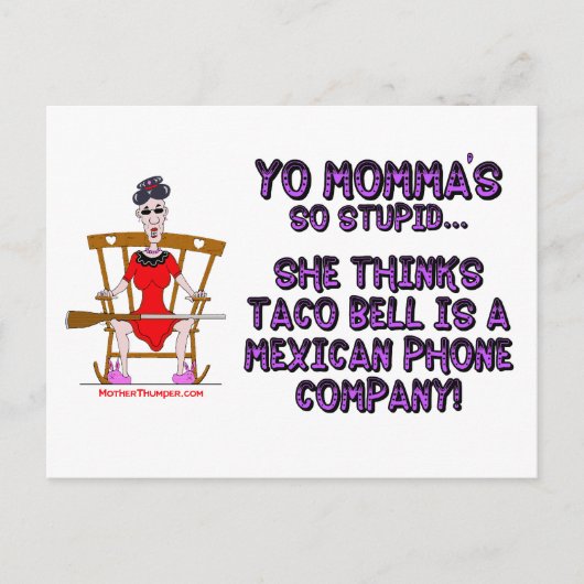 Yo Momma # 10 Briefkaart (Voorkant)