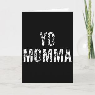 Yo Momma Leuk Skelet Zegt Skelet Speler Skelet Sp Kaart