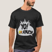 YO! MTV Rap Comic Book Talk Bubble T-shirt (Voorkant)