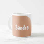 YO MY BABY MAMA - gepersonaliseerd met naam Koffiemok (Voorkant links)