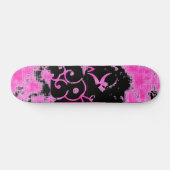 Yo Pink Grunge Skateboard (Horizontaal)