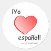 Yo quiero español Stickers (Voorkant)