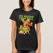 Yo Quiero Taco Chihuahua Dog Funny Bell T-shirt (Voorkant)
