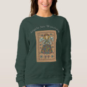 Yo Quilt GUARDIAN ANGEL EN CAT SWEATSHIRT (Voorkant)