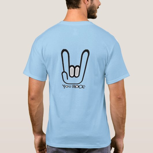 YO rock. T-shirt (Achterkant)