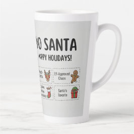 Yo Santa Funny Summer Christmas Tropical Holiday Latte Mok
