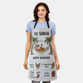 Yo Santa Funny Summer Christmas Tropical Holiday Schort (Gedragen)