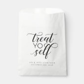 "Yo Self Calligraphy Style Wedding for Bags" Bedankzakje (Voorkant)