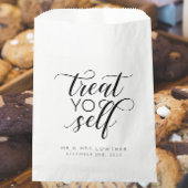 "Yo Self Calligraphy Style Wedding for Bags" Bedankzakje