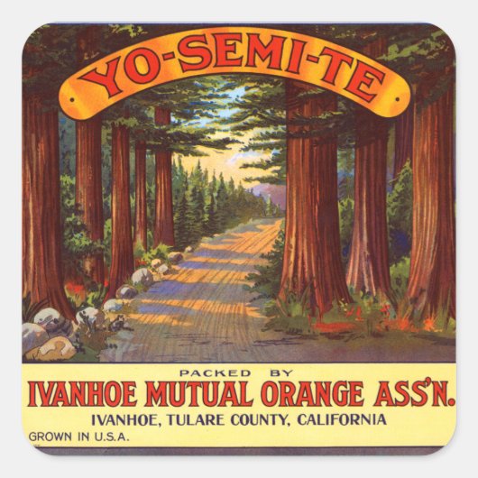  "Yo-Semi-Te" Oranje label (Voorkant)