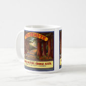  "Yo-Semi-Te" Oranje label Koffiemok (Voorkant links)