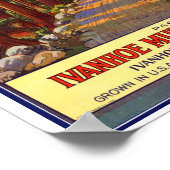 "Yo-Semi-Te" Oranje label Poster (Hoek)