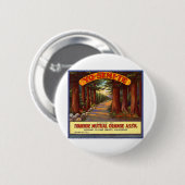  "Yo-Semi-Te" Oranje label Ronde Button 5,7 Cm (Voorkant /achterkant)