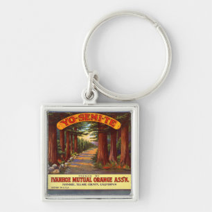  "Yo-Semi-Te" Oranje label Sleutelhanger