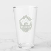 Yo Semite Beer Glass Glas (Achterkant)