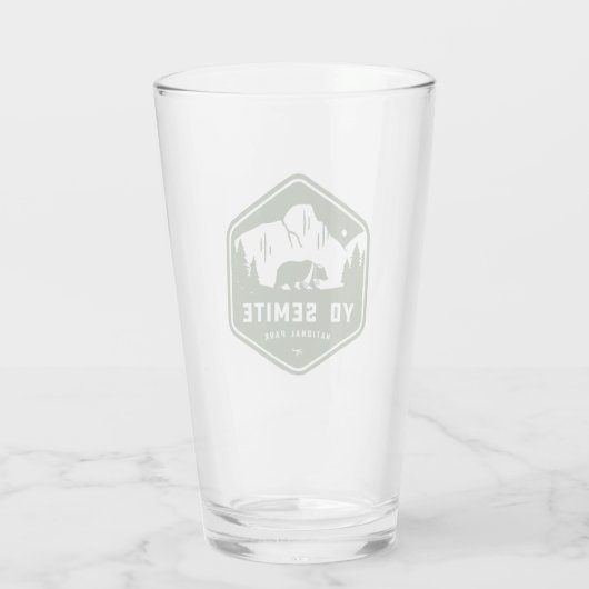 Yo Semite Beer Glass Glas (Achterkant)