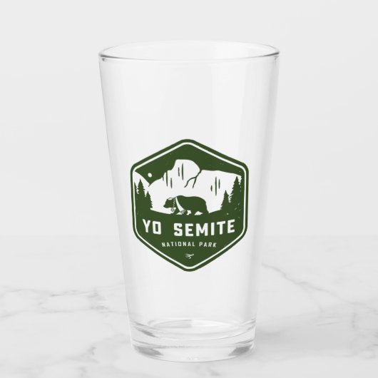 Yo Semite Beer Glass Glas (Voorkant)