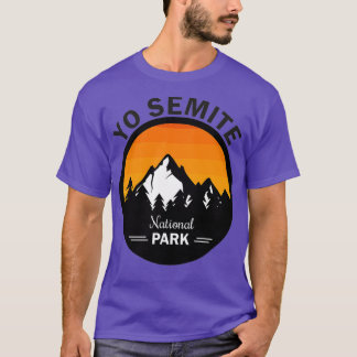 Yo Semite National Park Mountain T-shirt