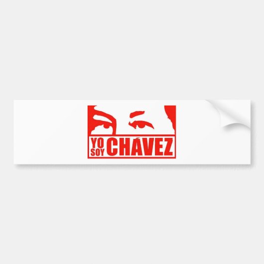 Yo Soy Chávez - Hugo Chávez - Venezuela Bumpersticker (Voorkant)