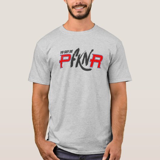 Yo Soy de PFKNR Camiseta – Orgullo Puertorriqueño  T-shirt (Voorkant)