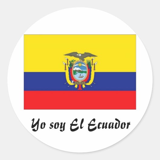 Yo soy El Ecuador sticker (Voorkant)
